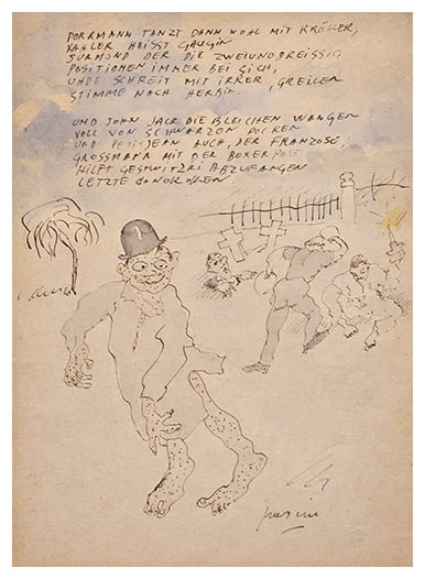 , drawing by Jules PASCIN